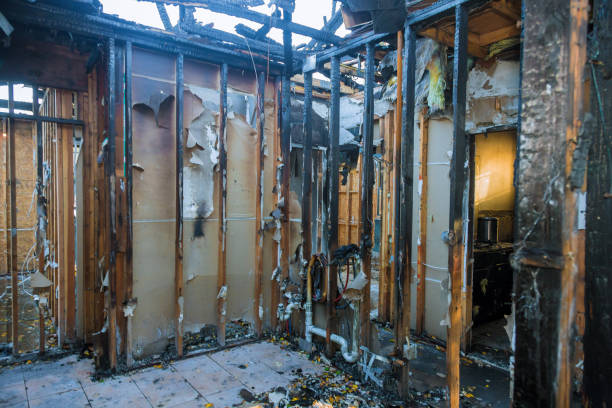 Professional Fire Damage Removal technician working in Sweeny, TX